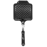 SHINEOFI Sandwich Backform aus Antihaft Material Doppelseitig Beheizte Frühstücksmaschine für Toast und Spiegeleier Geeignet für Gas und Induktionsherde Leicht zu Reinigen