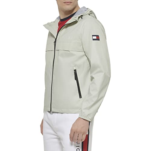Image of Tommy Hilfiger Men's Simple Hooded Rain Jacket