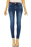 be Styled Damenjeans Medium Waist Skinny Jeans Hose, Slim fit Denim j49Lbb M