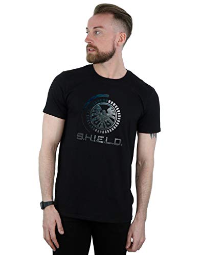 Image of Marvel Men's Agents of Shield Circuits T-Shirt Black Small