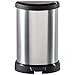 Curver DECOBIN kosz na śmieci, tworzywo sztuczne, srebrny, 20 l