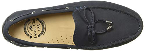 Driver Club Usa Unisex Leather Made In Brazil Nantucket 2.0 Tiebow Driver Loafer, Navy Nubuck, 2 M Us Little Kid #TOP4