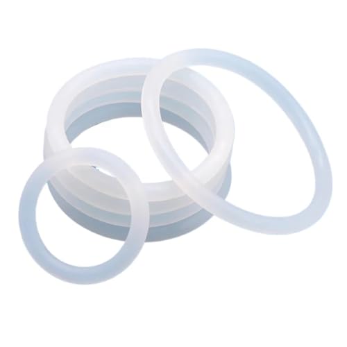 Juntas tóricas blancas de goma de 8mm diámetro exterior y 4mm espesor pack de 50