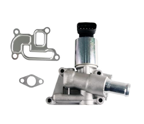 Globalautoparts Vanne EGR avec joint (Couleur argent),pour Astra,pour Corsa,pour Agila,pour Meriva,pour Tigra TwinTop,16V, 55351260, 5555672O, 5851607,...