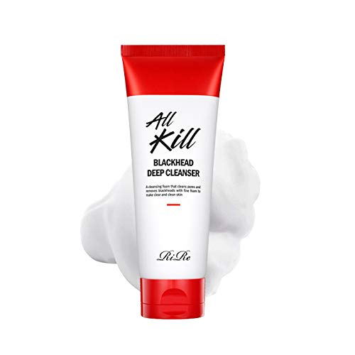 Rire NEW All Kill Blackhead Deep Cleanser (120ml) Rojo, Espuma para limpieza facial