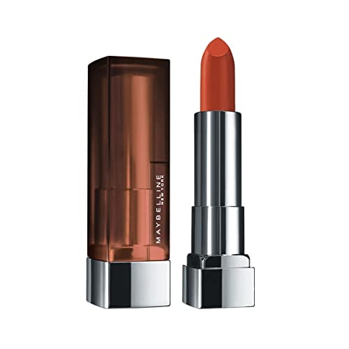 Maybelline New York Color Sensational Creamy Matte Lipstick lasts up to 12 Hours, Hydrate Lips, Rich Creamy Lipstick with Shea Butter, Available in 42 Shades - 674 Madison Red, 3.9g