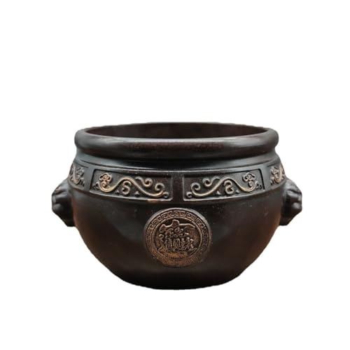 Brûleur d'encens en laiton antique TUSUOD, l'artisanat d'art en cuivre pour votre intérieur