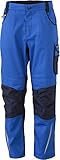 JAMES & NICHOLSON Spezialisierte Arbeitshose mit funktionellen Details (54, royal/navy)