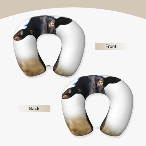 Almohada de espuma viscoelástica negra tamaño único miniatura 3