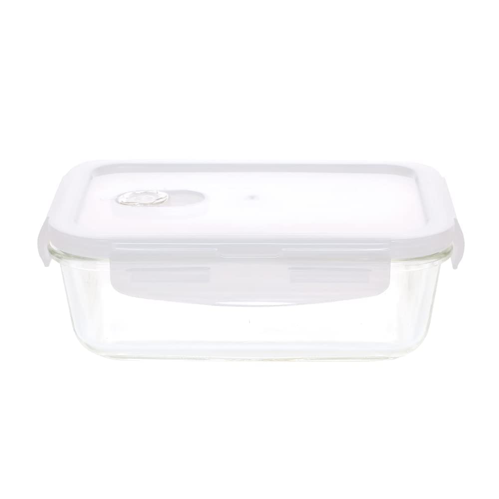 Amazon Brand - Solimo Glass Containers with Air-Vent Lids, Rectangle, Combo Set (1,000 + 1,500 ml) (B0BNL4KNWB) Amazon Price History, Amazon Price Tracker