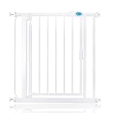Bettacare Auto Close Stair Gate, 75cm - 82cm, White, Pressure Fit Safety Gate, Baby Gate, Safety Barrier for Doors Hallways and Spaces, Easy Installation - Image 1