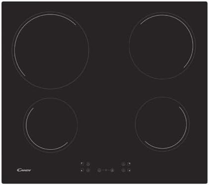 Piano Cottura A Induzione Candy Idea 4 Fuochi - Vetroceramica, Booster, Nero, 59x52x6 Cm - Foto 7