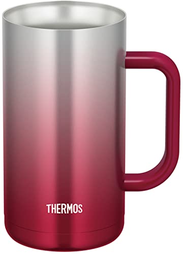 Thermos JDK-720C SP-R - Jarra aislada al vacío, 720 ml, rojo brillante