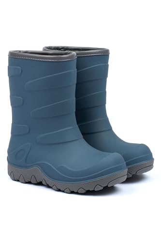 Mikk-line Gummistiefel Kinder Gefüttert 28 | Wasserdichte...