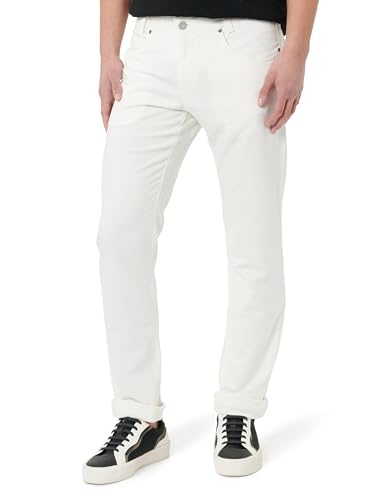 Pantalon Gardeur Bill-3 en coton ecru haut de gamme pour homme