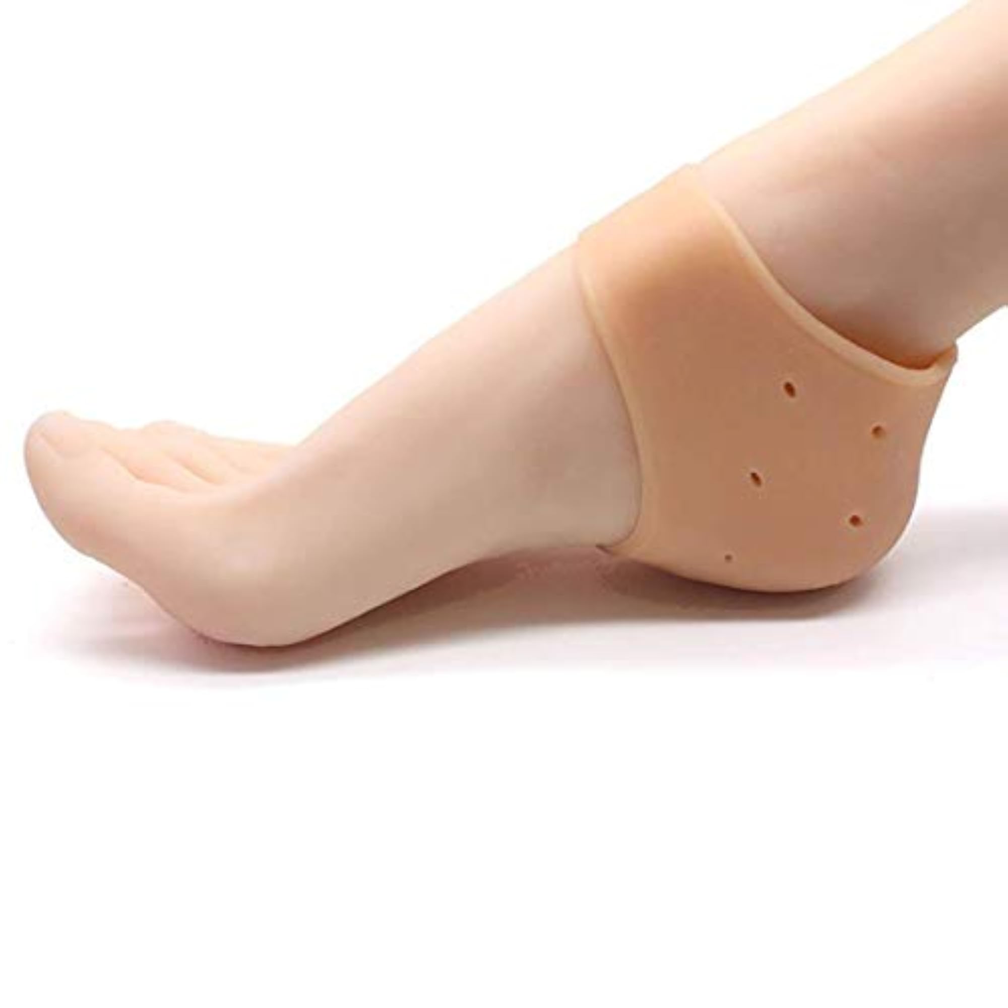 Silicone Gel Heel Pad Socks for Pain Relief