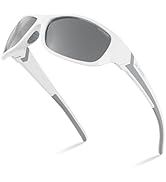 DEAFRAIN Polarized Sports Sunglasses for Men Women Driving Fishing Cycling Running UV Protection
