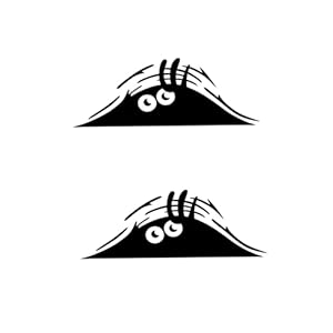 Grappige gluren Monster Auto auto Wanden Windows Sticker Grafische vinylauto -stickers autostickers Accessoires…