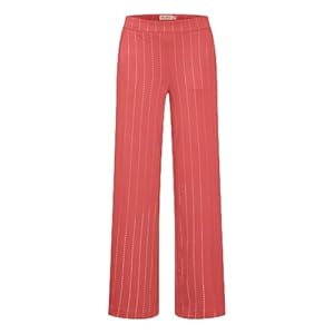 ICHI IHRUTI Wide PA14 Damen Stoffhose Hose 68% Viskose (LivaEco(TM)), 14% Polyester, 13% Polyamid, 5% Elasthan Straight fit
