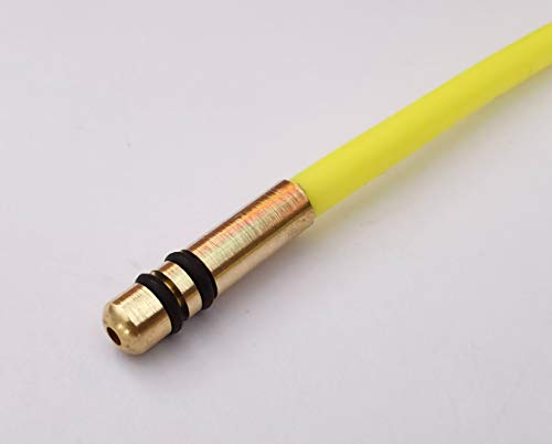 CHNSALESCOM Quick Connect Guide Wire MIG MAG PTFE Graphite Steel Liner 0.6 0.8 0.9 1.0 1.2 1.4 1.6 (Teflon,1.2-1.6mm 3 Meter)