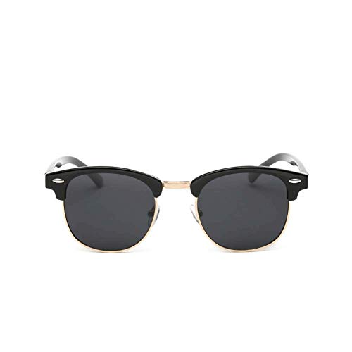 Lunettes de soleil polarisées hexagonales carrées géométriques rétro mixtes