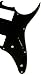 ForMIJ Ibanez RG X20 Style Guitar Pickguard Scratch Plate (3 Ply Black)