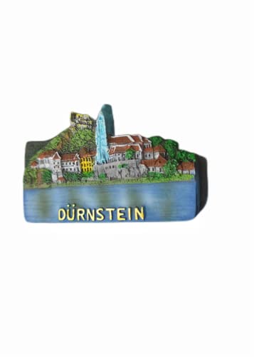 Imán decorativo souvenir Durnstein Austria para refrigerador miniatura 6