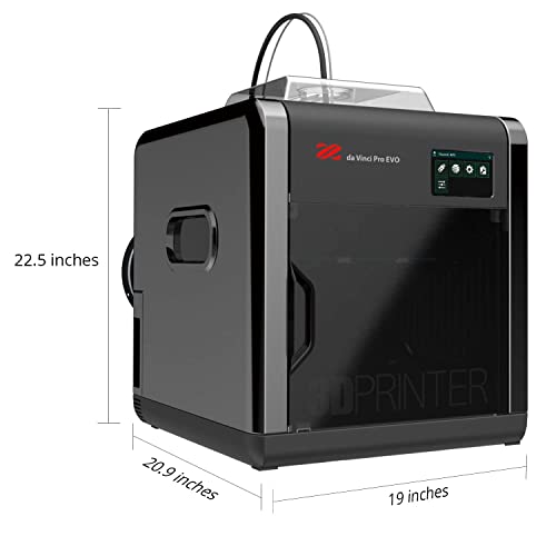 Xyzprinting Da Vinci Evo 3D Printer Fully Open Source With Resume Printing Function 3Rd Generation Hardened Steel Nozzle Diy 3D Printers Printing Size 8.6 X 8.6 X 8.6 Inches #TOP1
