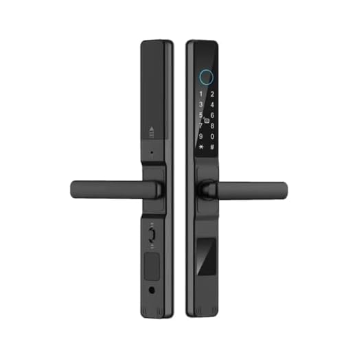 Fechadura Digital Biometria FD11 Porta Perfil Estreito IP65