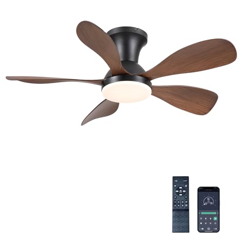 NKPU 33-Inch Low Profile Ceiling Fan