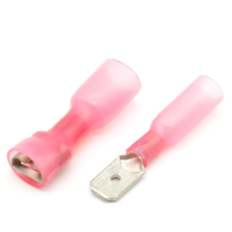 Connecteur de câble étanche anti-corrosion FDD1-250 thermorétractable bleu 50pcs