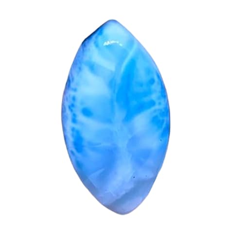 Larimar gemme naturelle 32x17x6mm pierre cabochon pour collier et bague