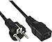 Produktbild PremiumCord 230-V-Stromkabel 3 m, Stromkabel Mit Erdungskontakt Für C19-Buchse, IEC 320, 3-Poliges, PC, Schwarze Farbe