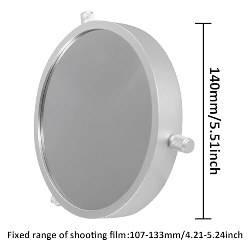 Filtro solar portátil de 230g y accesorio de astronomía retráctil para exteriores 5