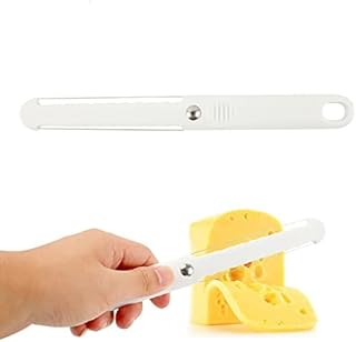 1Pcs Food Grade Stainless Steel Cheese Slicers, Cheese Slicers for Block Cheese, Wired Cheese Cutter Kitchen Gadgets