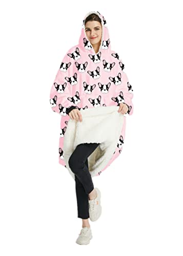 Hoodie Decke Damen Oversize, Tragbare Decke Sweatshirt Hoodie Cover