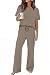 Sampeel Lounge Sets for Women 2 Piece Sets Summer Resort Wear 2026 Vacation Airport Travel Cruise Outfits Fashion Matching Clothing Coffee L