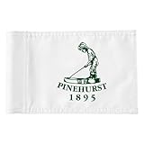 2BUT Pinehurst Golf Club Golf Pin PGA Flag Practic Putting Green Golf Flag For Backyard Garden Double-Sewn 600D Nylon Miniature Pin Flag Regulation Tube Flag(A 8'X6')