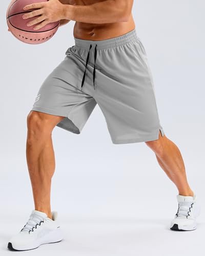 Image of G Gradual Men's Athletic Workout Shorts with Pockets 5 inch /7 inch /9 inch Lightweight Quick Dry Gym Basketball Running Shorts for Men