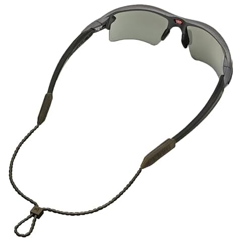 Luxe Performance Braided Glasses Strap - Durable Eyewear Retainer, Sunglasses Strap, Eyeglasses Strap - Adjustable Cable Strap for Active Lifestyle, High Tension, No Tail, Temple Grip Cover