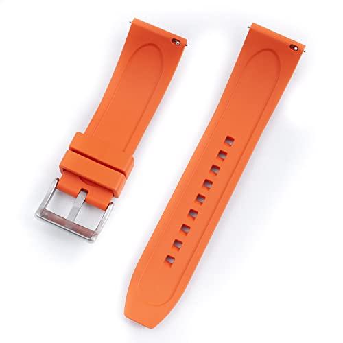 Image of StrapHabit Quick Release Rubber Watch Strap Band FKM 20mm 22mm 24mm