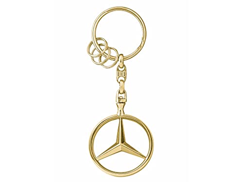 Mercedes-Benz Brussels Keyring | Gold | Die-cast Zinc