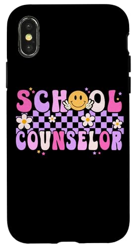 Carcasa para iPhone X/XS School Counselor Teacher Back To School Counseling Teacher