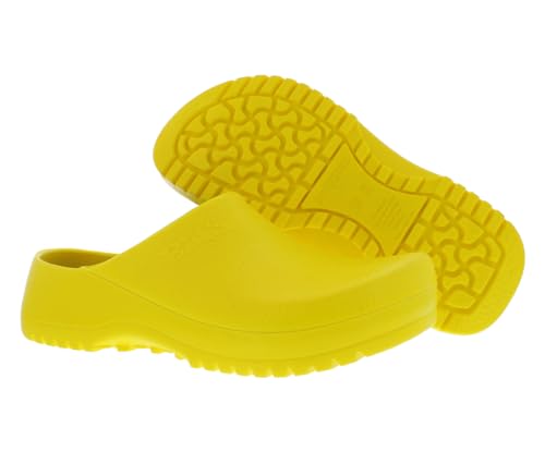 Image of Birkenstock Super Birki Unisex Shoes Size 4, Color: Yellow /Solar Yellow