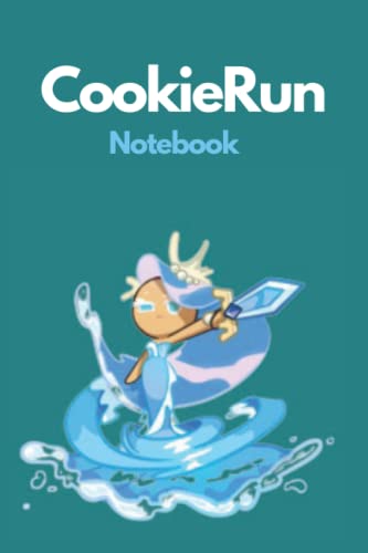 All Cookies In Cookie Run Kingdom Notebook: Sea Fairy Cookie cover (6 x 9) inches 100 pages, Lined Paper for Writing Notes