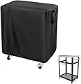 Andacar Prep Table Cover for Keter Unity Small Portable Table, 33inch Outdoor BBQ Cart Cover Buffet Grill Table Cover Bar Tool Cart Cooler Covers Waterproof