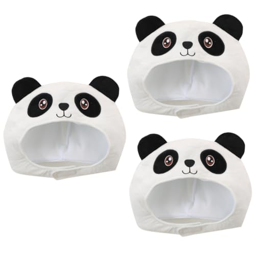 VICASKY 3stücke Panda Hut Kopfband Cosplay Dekoration Für Partys Leichtes Und Kreatives Accessoire Für Feiern Karneval Maskerade Und Fotospaß