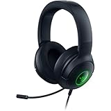 Razer(レイザー) Kraken V3 X アップグレードモデル 長時間のプレイでも快適な有線ゲーミングヘッドセット USB接続 軽量280g 7.1 サラウンドサウンド TriForce 40mm ドライバー 単一指向性マイク ノイズキャンセリング Chroma RGB ライティング対応 メモリーフォームイヤークッション クラーケン ブイスリー エッ
