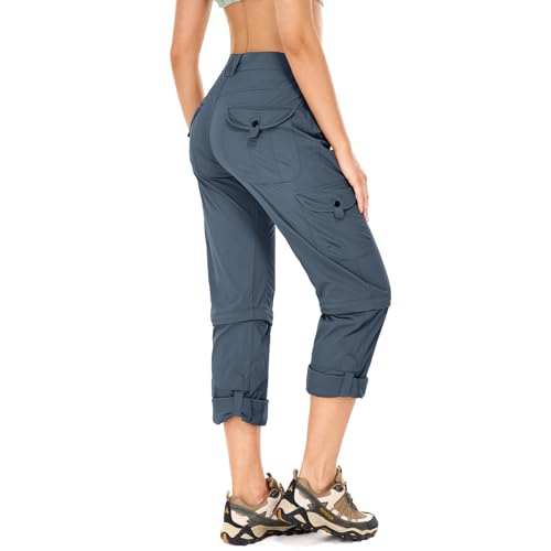 Pantalon cargo de randonnée transformable et imperméable pour femme