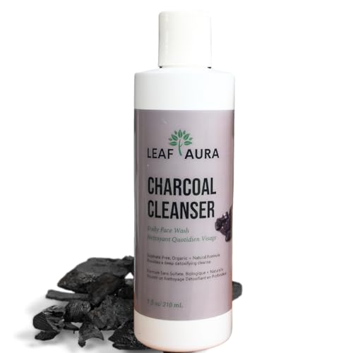 Charcoal Cleanser - Daily Face Wash, Sulphate-Free, Provides Deep Detoxifying Cleanse, Made In Canada, 210ml
